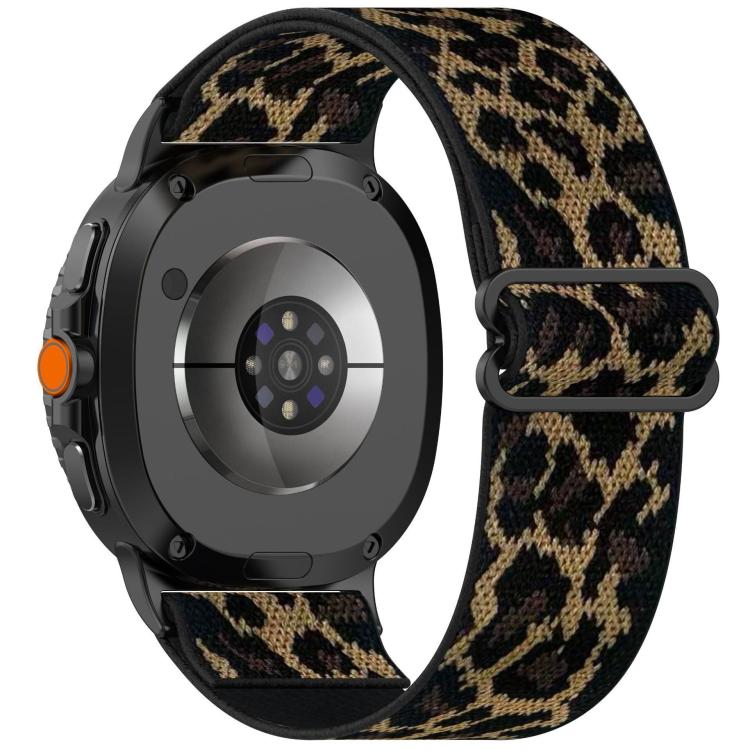 Ethnic Style Elastic Nylon Braided Watch Band, For Samsung Galaxy Watch 8 40 / 44mm