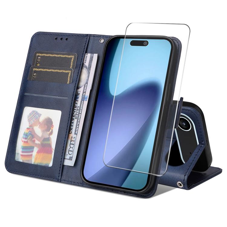 ENKAY Card Wallet Calf Texture Leather Phone Case with Thickened Glue No White Edge Film, For iPhone 17 Pro Max, For iPhone 17 Pro, For iPhone 17, For iPhone 17 Air