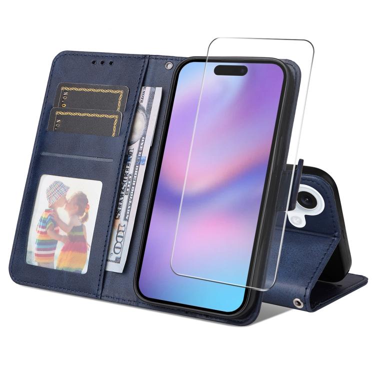 ENKAY Card Wallet Calf Texture Leather Phone Case with Thickened Glue No White Edge Film, For iPhone 16, For iPhone 15 Pro Max, For iPhone 15 Pro, For iPhone 15 Plus