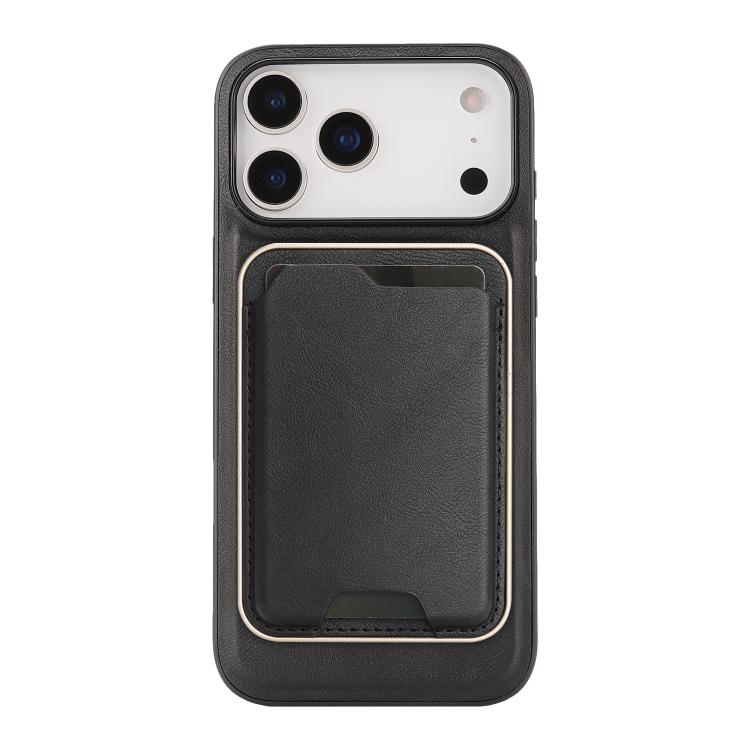 Kalebol Slim MagSafe Ring Magnetic Card Bag Leather Phone Case, For iPhone 17 Pro Max, For iPhone 17 Pro, For iPhone 17, For iPhone 17 Air