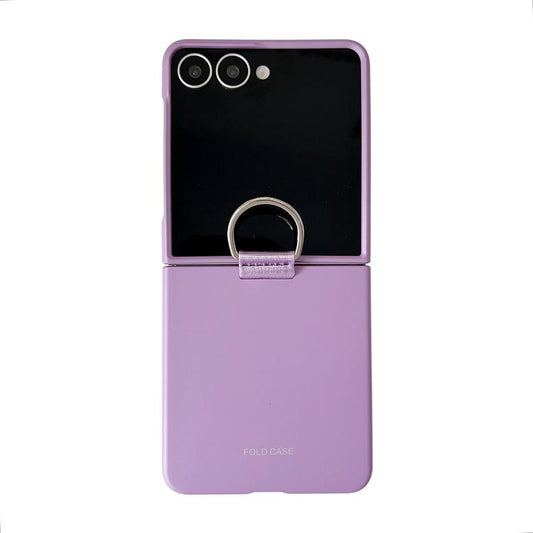Electricplating Ring Buckle Folding Phone Case