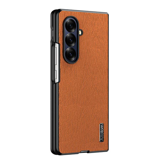 Tree Bark Leather Shockproof Phone Case