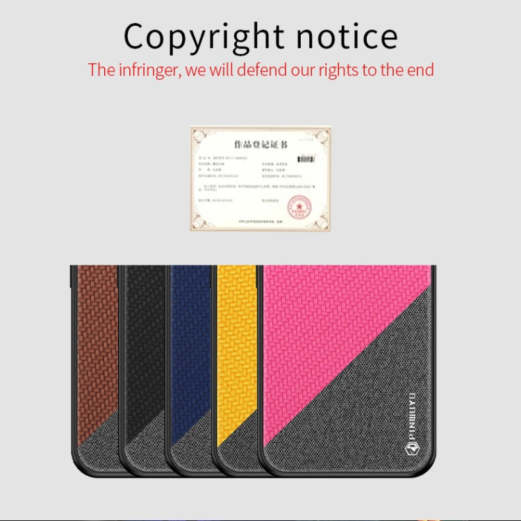 PINWUYO Hong Series Anti-fall TPU+ Chemical Fiber Cloth Protective Cover for, LG K50 / Q60, LG G8 / G8 ThinQ