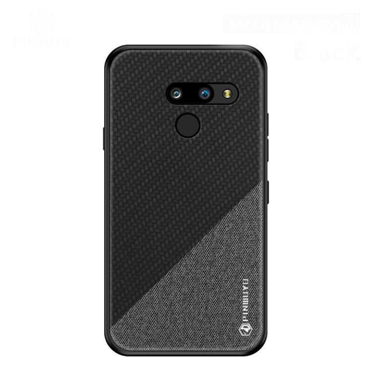 PINWUYO Hong Series Anti-fall TPU+ Chemical Fiber Cloth Protective Cover for, LG K50 / Q60, LG G8 / G8 ThinQ