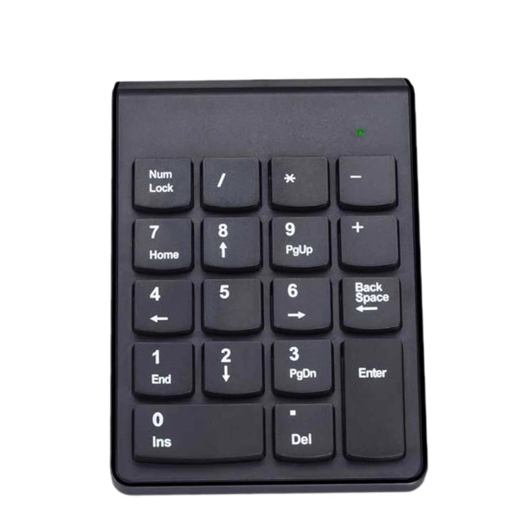 18 Keys 2.4GHz Mini USB Numeric Keypad, Wireless Black