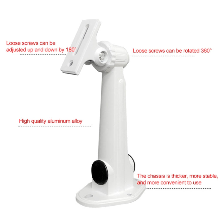 CCTV Wall Mount Stand Aluminum Metallic Silver Bracket Indoor Outdoor for Bullet Camera IP Camera Bracket Accessories