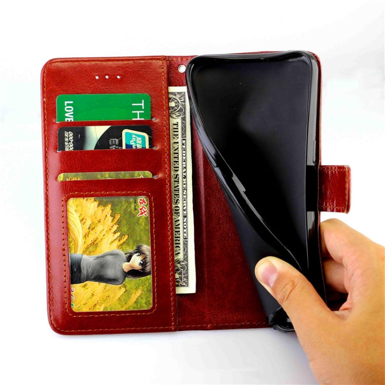 Crazy Horse Texture Horizontal Flip Leather Case with Holder & Card Slots & Wallet & Photo Frame, For LG Q60 / K50, For Vivo U10 / Y17, For Vodafone Smart N10