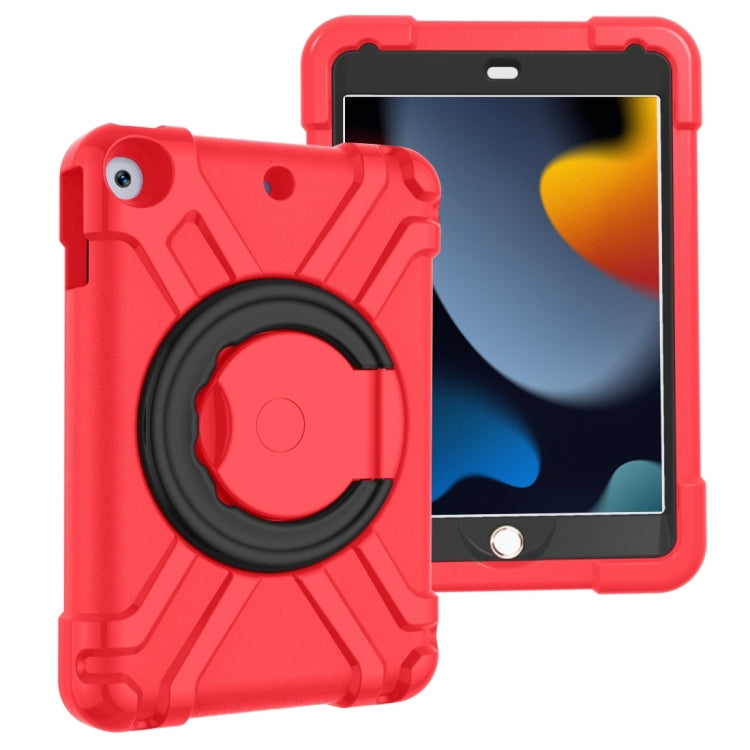 EVA + PC Flat Protective Shell with 360 ° Rotating Bracket, For iPad 10.2