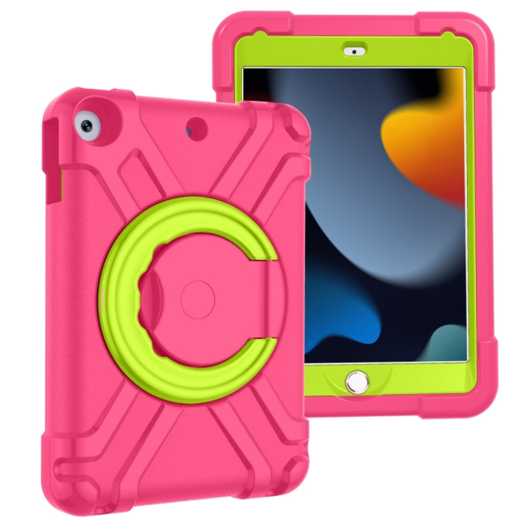 EVA + PC Flat Protective Shell with 360 ° Rotating Bracket, For iPad 10.2