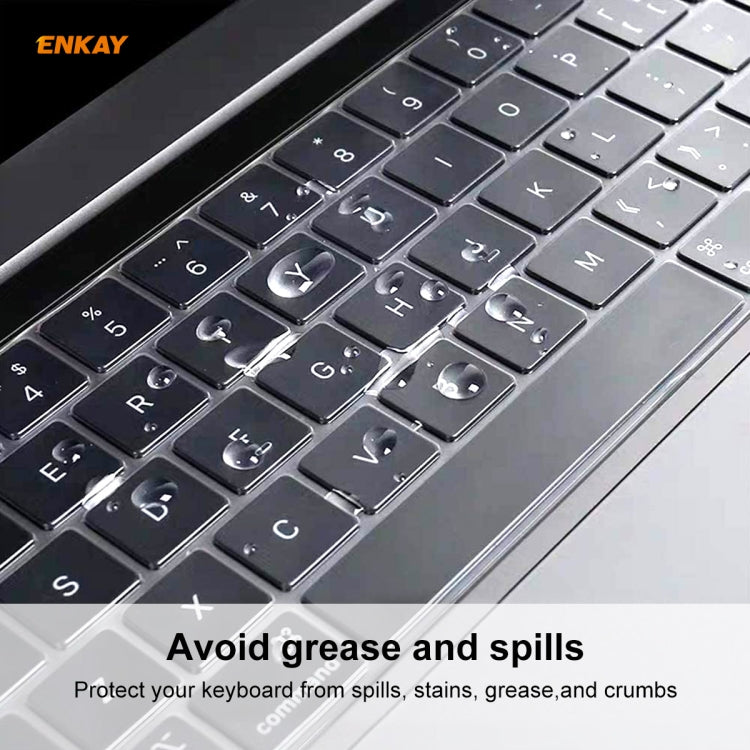 ENKAY for MacBook Pro 16 inch (A2141) TPU Soft Keyboard Protector, US Version