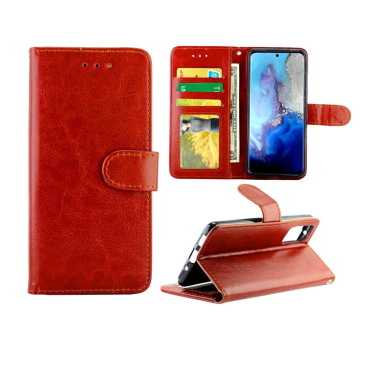 Crazy Horse Texture Leather Horizontal Flip Protective Case with Holder & Card Slots & Wallet & Photo Frame, For LG K30(2019), For LG K40S, For Vivo Y19/U3/Y5s/U20, For Vivo Y97, For Xiaomi Mi 9 Pro, For Samsung Galaxy S20, For Samsung Galaxy S20+