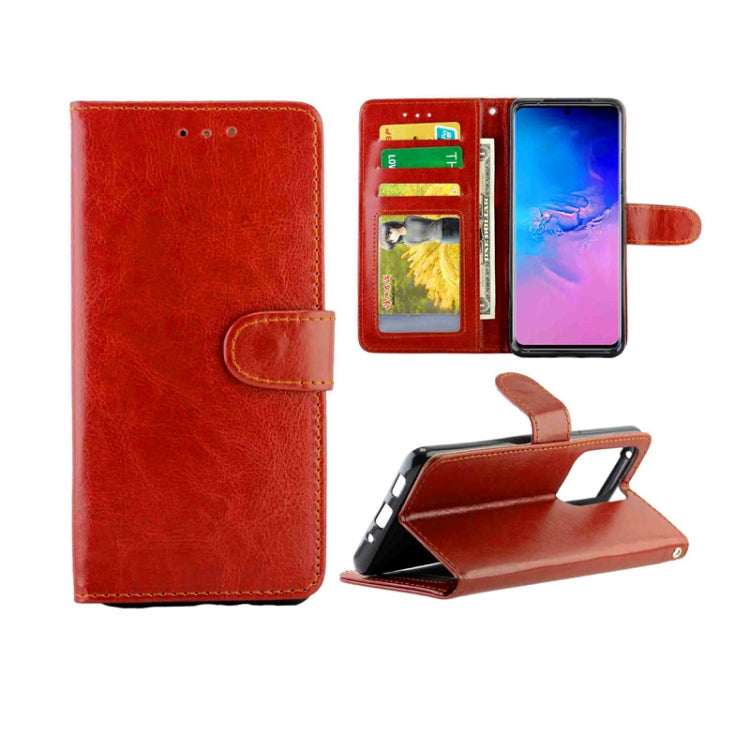 Crazy Horse Texture Leather Horizontal Flip Protective Case with Holder & Card Slots & Wallet & Photo Frame, For LG K30(2019), For LG K40S, For Vivo Y19/U3/Y5s/U20, For Vivo Y97, For Xiaomi Mi 9 Pro, For Samsung Galaxy S20, For Samsung Galaxy S20+