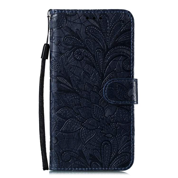 Lace Flower Embossing Pattern Horizontal Flip Leather Case with Holder & Card Slots & Wallet & Photo Frame & Lanyard, For Galaxy A21, For Moto One Hyper, For Moto G8 Power, For LG K40S, For LG K50S