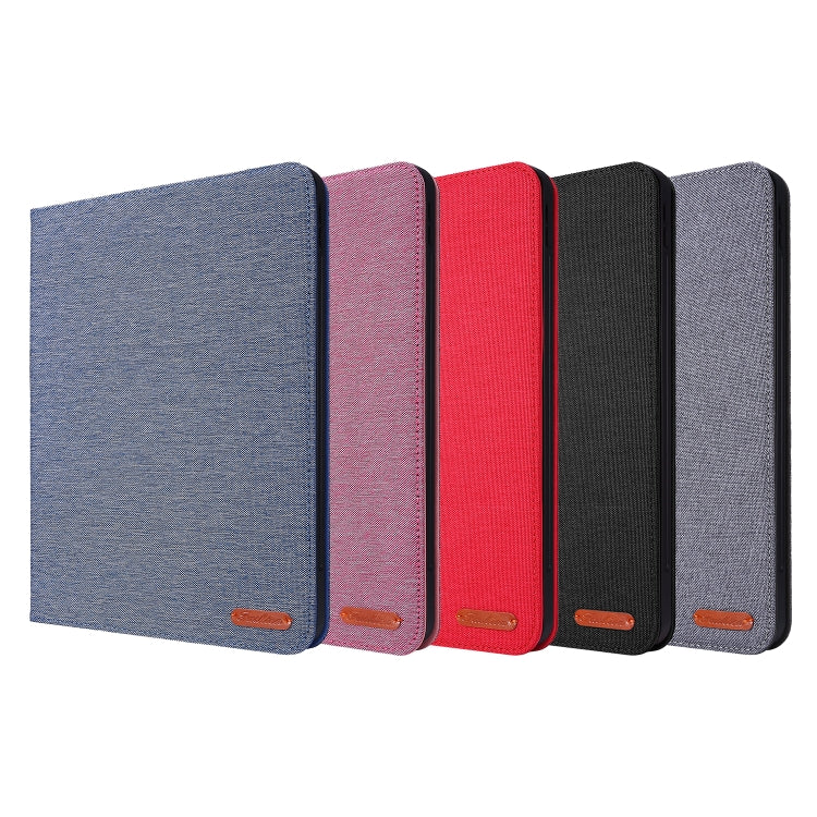 Horizontal Flip TPU + Fabric PU Leather Protective Case with Name Card Clip, For iPad Pro 11(2020)