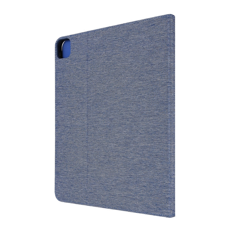 Horizontal Flip TPU + Fabric PU Leather Protective Case with Name Card Clip, For iPad Pro 12.9(2020)