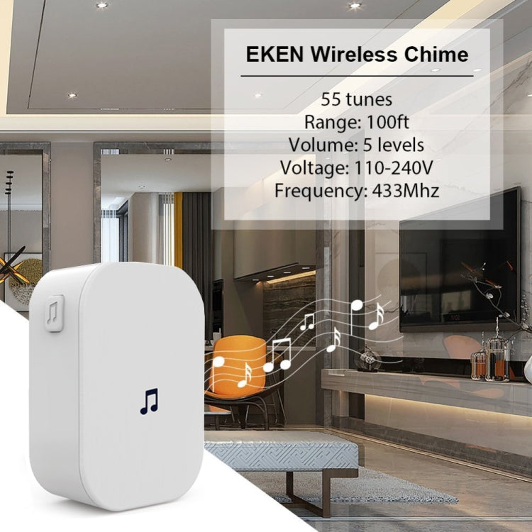 Wireless WiFi Doorbell Jingle Machine Intelligent Doorbell Voice Intercom Bell, US Plug, UK Plug, EU Plug