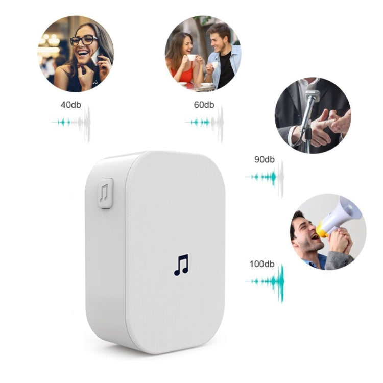 Wireless WiFi Doorbell Jingle Machine Intelligent Doorbell Voice Intercom Bell, US Plug, UK Plug, EU Plug