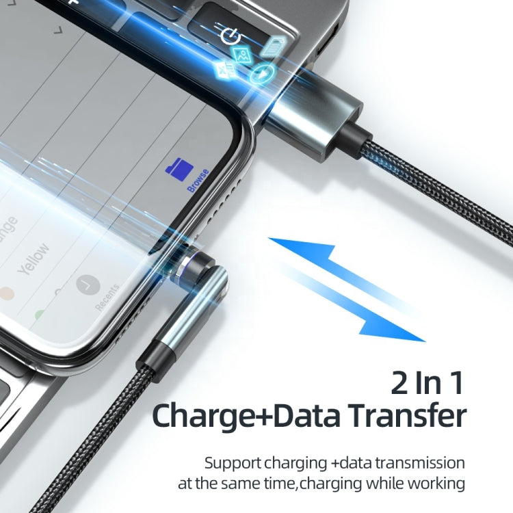 CC57 540 Degrees Rotary Magnetic Fast Charging Data Cable, 1m + 8 Pin + Type-C/USB-C + Micro USB + Red, 1m + Type-C/USB-C + Micro USB + Black, 2m + Type-C/USB-C + Micro USB + Red, 2m + Type-C/USB-C + Micro USB + Black