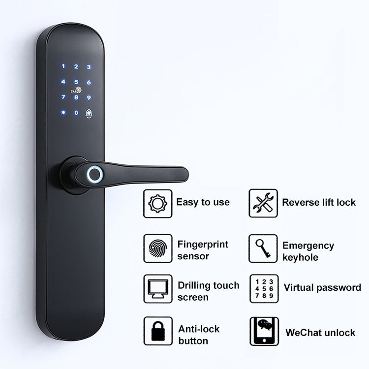 S011M Multi-functional Automatic Fingerprint Lock Hotel Apartment Intelligent Electronic Swipe Password Lock