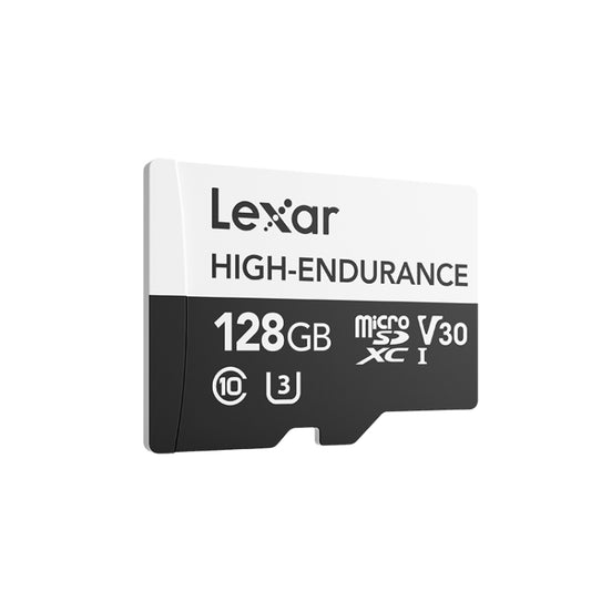 Lexar MicroSDHC 128GB High-endurance Driving Recorder Video Surveillance Camera TF Memory Card Video Card, 128GB