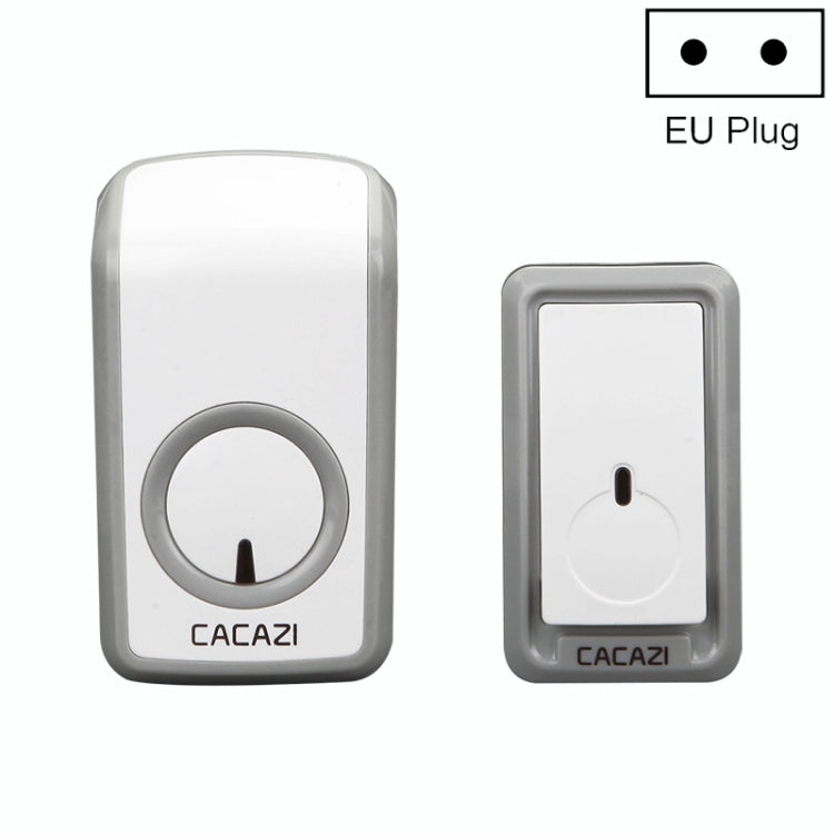 CACAZI W-899 Smart Home Wireless Doorbell Remote Control Doorbell, US Plug, UK Plug, EU Plug