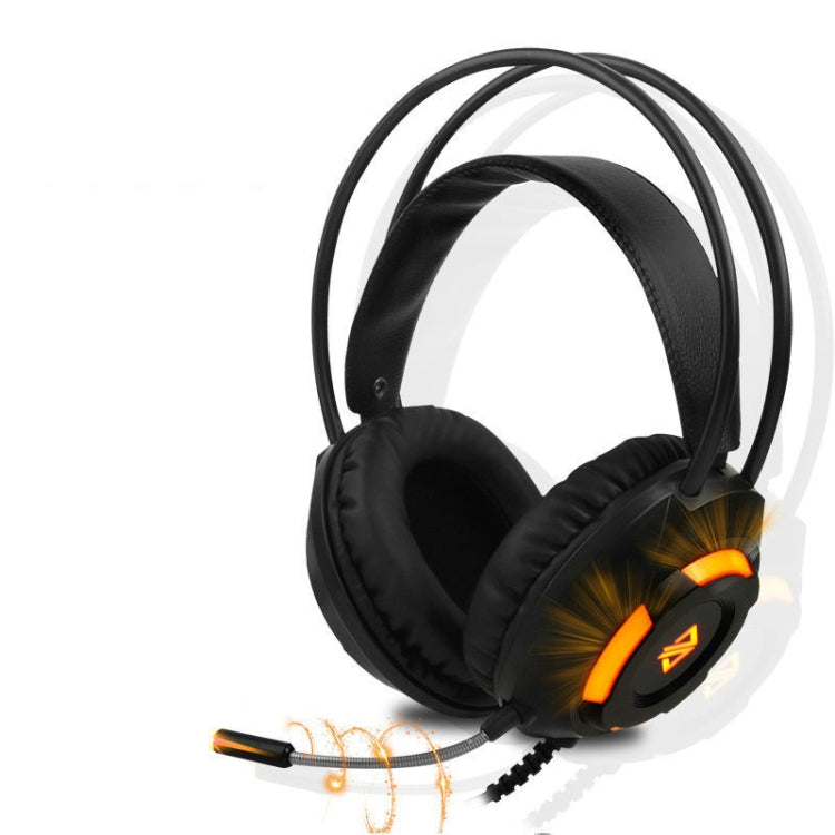 Ajazz AX120 7.1-channel Computer Head-mounted Gaming Headset Listening and Distinguishing Position Super Bass with Microphone, 7.1 Channel