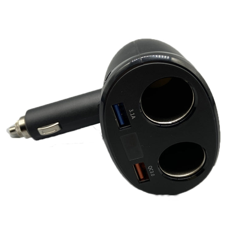 Cigarette Lighter Car Charger Dual USB QC 3.0 Dual Fast Charging 6A Car Charger, WMY-C113