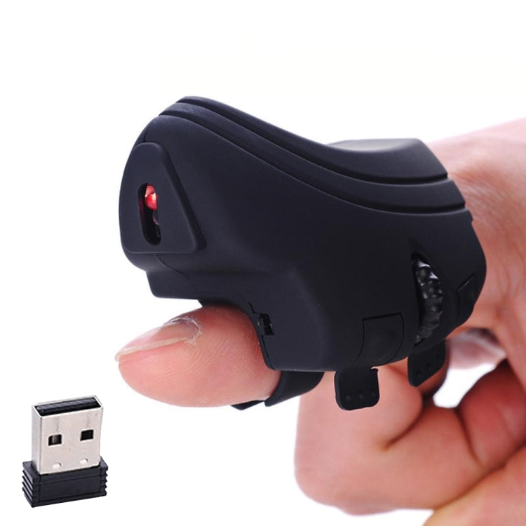 GM306 2.4GHz Wireless Finger Lazy Mouse with USB Receiver, GM306 2.4GHz Wireless