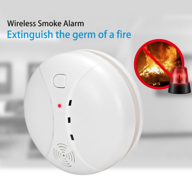 Wireless Fire Sensor Protection Smoke Detector Home Security Alarm Systems