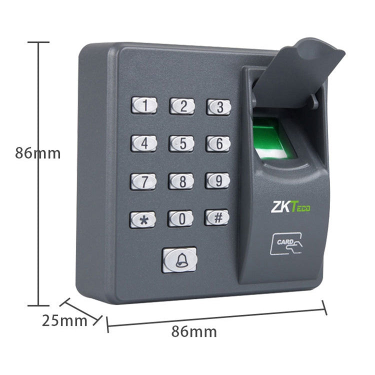 ZKTeco X6 Fingerprint Time Attendance All-in-one Password Swipe Access Control Time Attendance Machine Intelligent Office Access Control System