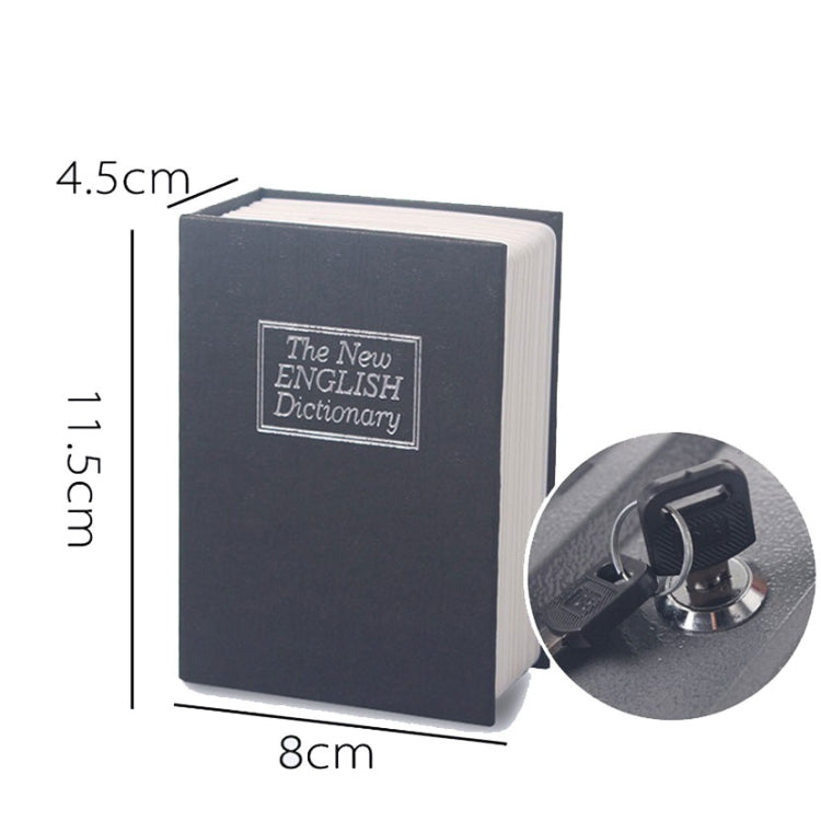 Mini Dictionary Safe Box Book Secret Security Lock Cash Money Coin Storage Jewellery key Locker