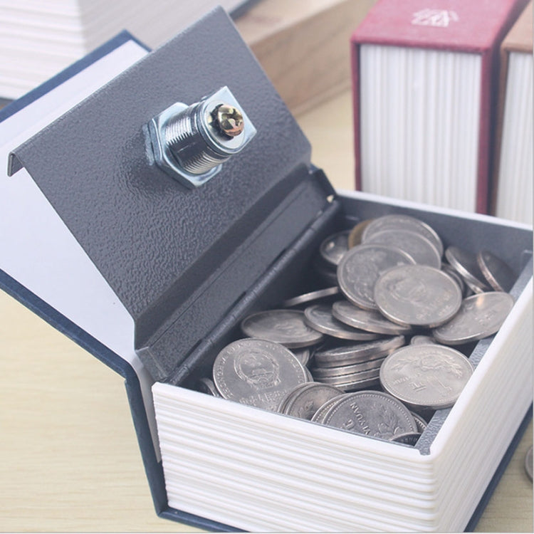 Mini Dictionary Safe Box Book Secret Security Lock Cash Money Coin Storage Jewellery key Locker