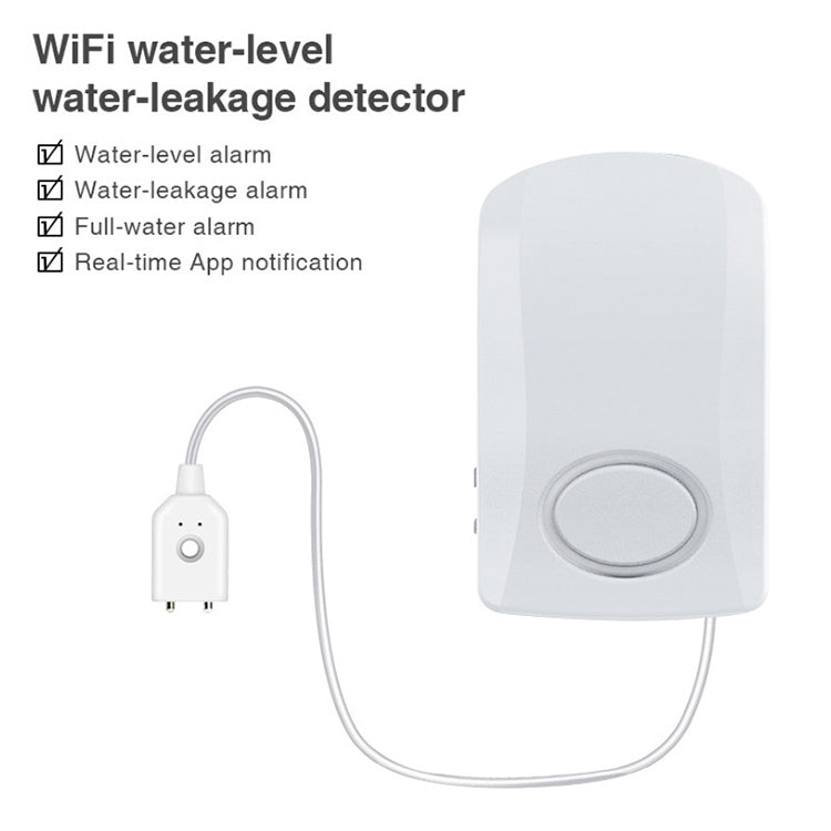 130dB Water Leakage Alarm Detector Sensor Detection Flood Alert Overflow Home Security Alarm System, Flood Alert