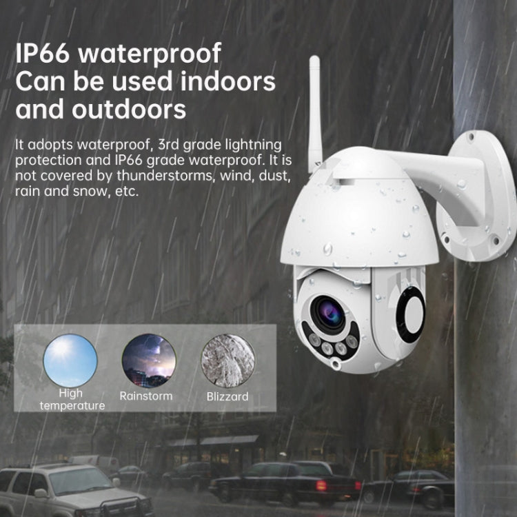 PTZ Control 355 Degree Rotation Infrared WiFi Smart Dome Camera, Two-Way Voice Intercom Monitor, OU-A1IN