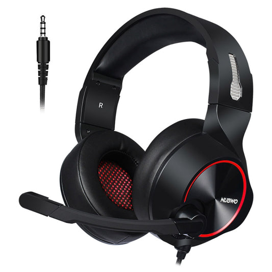 NUBWO N11 Gaming Subwoofer Headphone with Mic, Single 3.5mm, Single USB