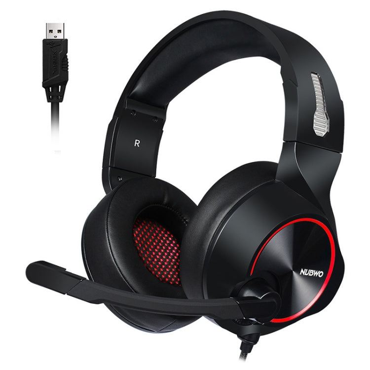 NUBWO N11 Gaming Subwoofer Headphone with Mic, Single 3.5mm, Single USB