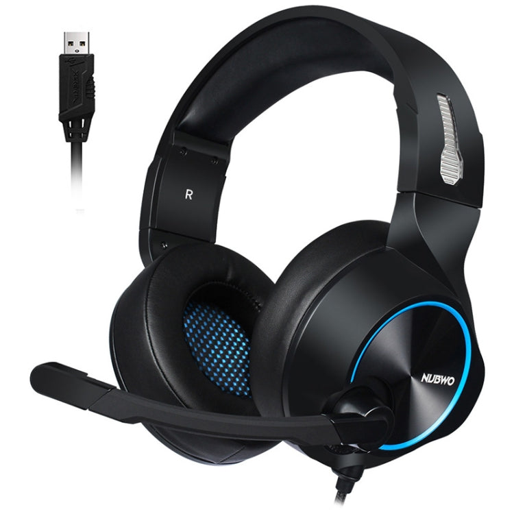 NUBWO N11 Gaming Subwoofer Headphone with Mic, Single 3.5mm, Single USB