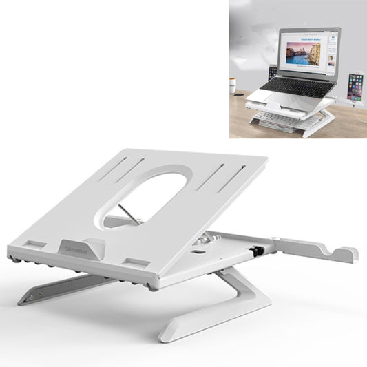Multifunctional Folding Notebook Stand Monitor Increase Rack, Tripod (White), Tripod (Black)