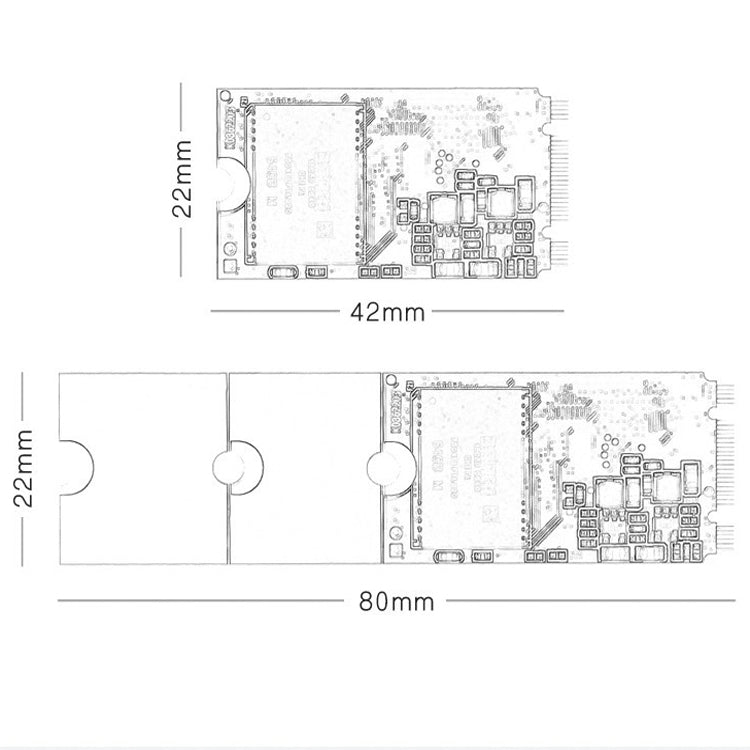 JingHai Solid State Drive M.2 2242 2260 2280 NGFF Half-Height Notebook High-Speed SSD, 128GB, 256GB