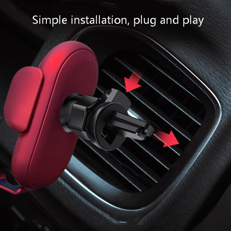 Smart Infrared Sensor Car Wireless Charger Car Holder Mobile Phone Wireless Charger, Black, Red, Yellow, Blue, Black  (With Suction Cup Bracket), Red  (With Suction Cup Bracket), Yellow  (With Suction Cup Bracket), Blue  (With Suction Cup Bracket)