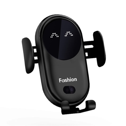 Smart Infrared Sensor Car Wireless Charger Car Holder Mobile Phone Wireless Charger, Black, Red, Yellow, Blue, Black  (With Suction Cup Bracket), Red  (With Suction Cup Bracket), Yellow  (With Suction Cup Bracket), Blue  (With Suction Cup Bracket)