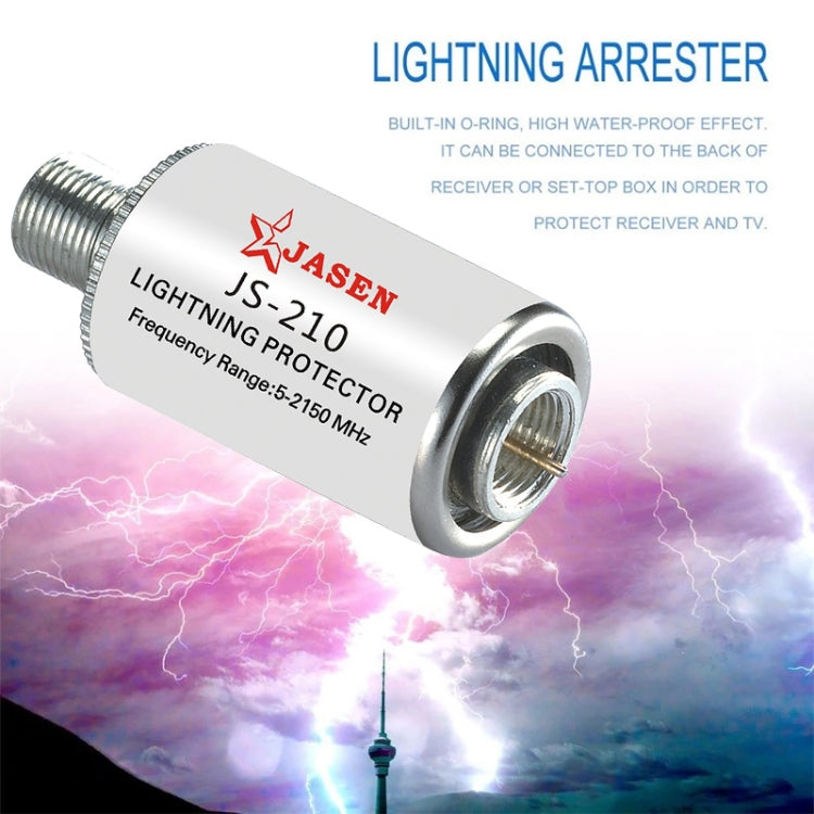 JS-210 5-2150MHz Lighting Protector Coaxial Satellite TV Llight Protection Devices Satellite Antenna Arrester