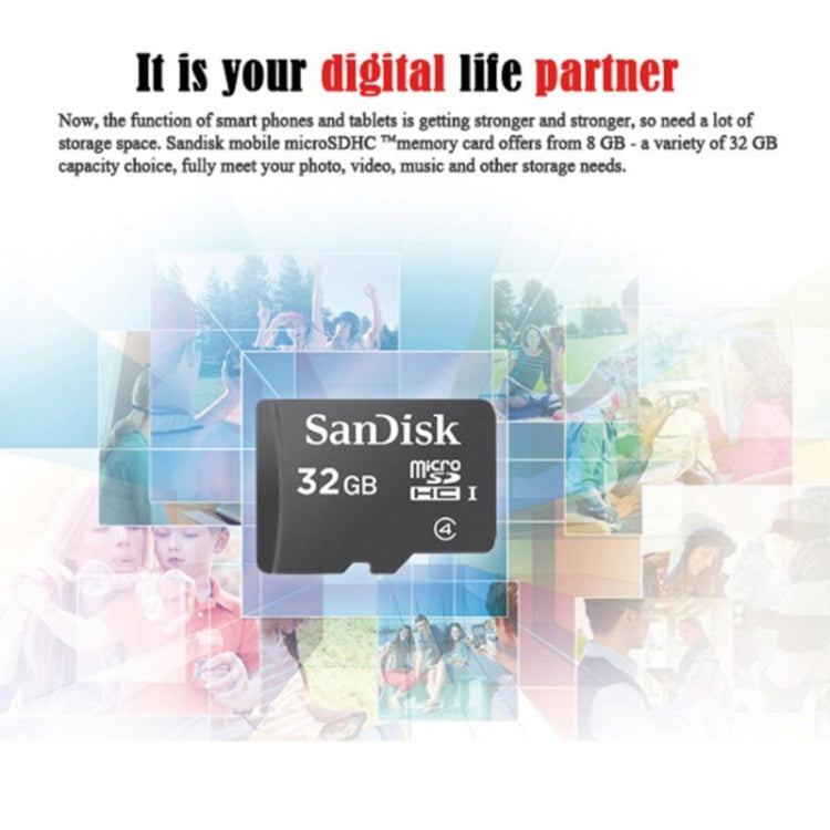 SanDisk C4 Small Speaker TF Card Mobile Phone Micro SD Card Memory Card, 8GB, 16GB, 32GB