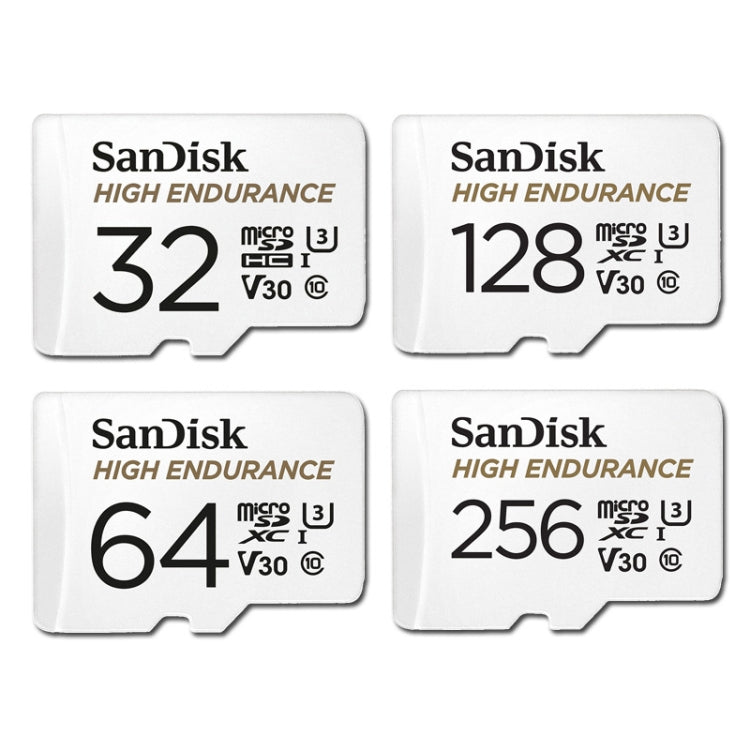 SanDisk U3 Driving Recorder Monitors High-Speed SD Card Mobile Phone TF Card Memory Card, 32GB, 64GB, 128GB, 256GB