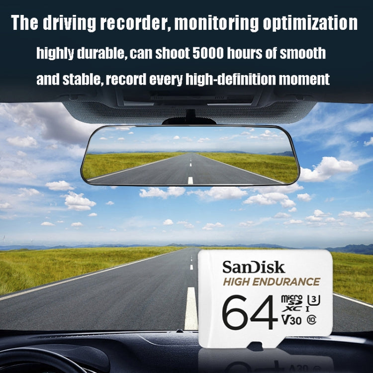 SanDisk U3 Driving Recorder Monitors High-Speed SD Card Mobile Phone TF Card Memory Card, 32GB, 64GB, 128GB, 256GB