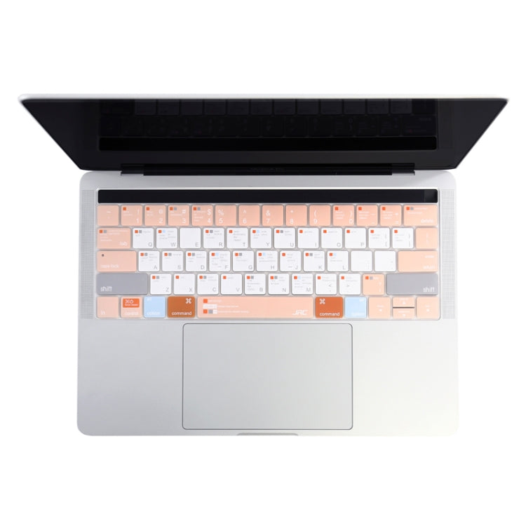 JRC English Version Colored Silicone Laptop Keyboard Protective Film, For MacBook Retina 12 inch A1534, For MacBook Air 13.3 inch A1369 & A1466, For MacBook Air 13.3 inch A1932 (2018), For MacBook Pro Retina 13.3 inch A1425 & A1502