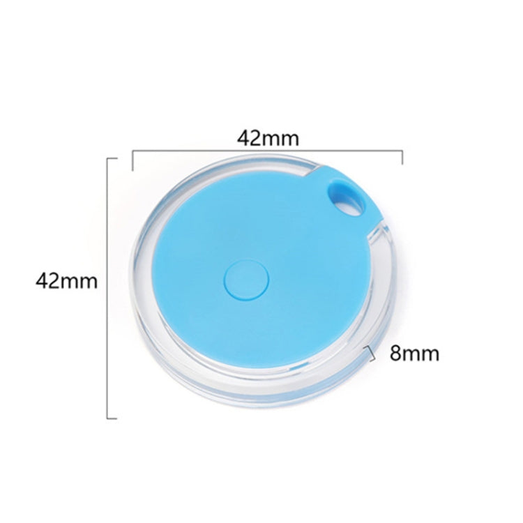 2 PCS Round Bluetooth Anti-Lost Device Mobile Phone Key Two-Way Object Finding Alarm