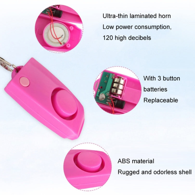 2 PCS Women Personal Safety Protection Alarm Emergency Alarm For The Elderly & Children