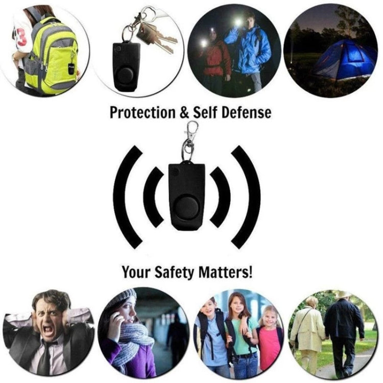 2 PCS Women Personal Safety Protection Alarm Emergency Alarm For The Elderly & Children