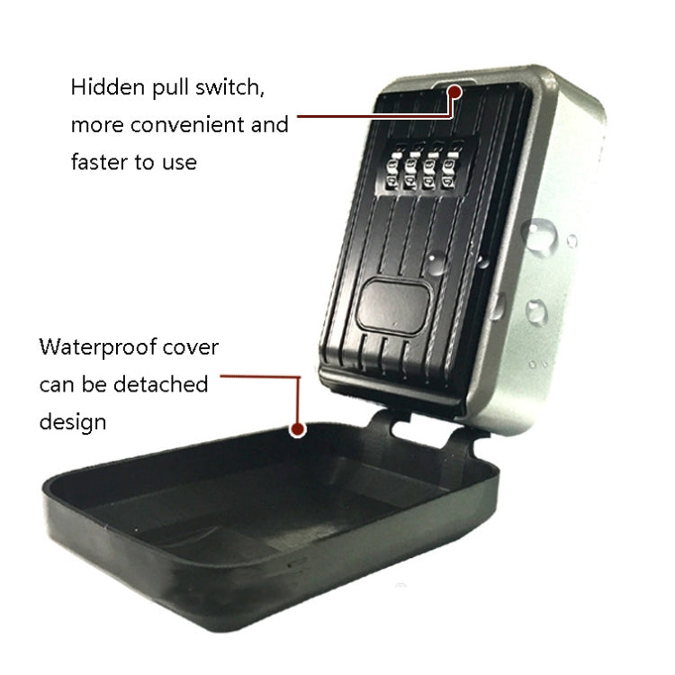 KB-Q-FSG Large Capacity Wall-Mounted Key Box Password Key Storage Box